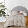 Gioia Casa Vintage Washed Cotton King Bed Quilt Cover Set - Natural