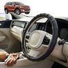 Australian Goose Steering Wheel Cover for Ford Everest 2015 - 2021 (UA) Circle Black