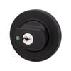 Lockwood Matt Black Paradigm 005 Round Rose Double Cylinder Deadbolt