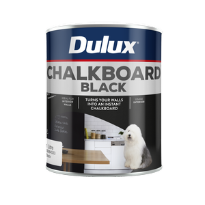 Dulux 1L Black Design Chalkboard Paint