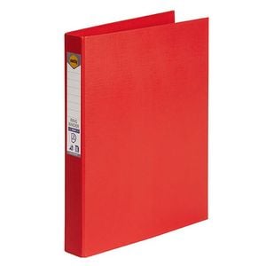 Marbig Polyethylene 3 D-ring Binder 25mm (A4) (Red)