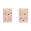 2x 6pc Urban Stars 4cm Metal/Enamel Wine Charms