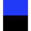 Aqua One Background Blue & Black Fresh Marine Double Sided 48cm (Per Metre) (10228)