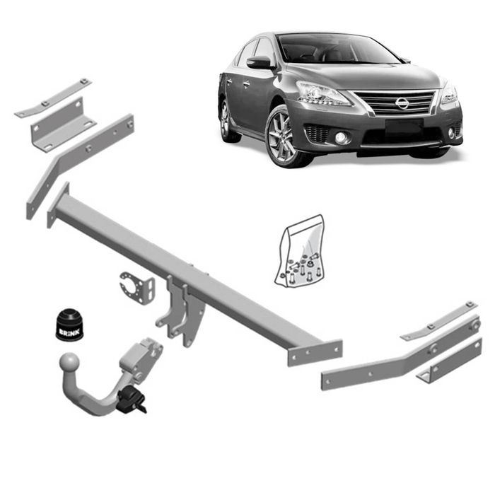 Brink Towbar European For Nissan Pulsar (02/2013 - 02/2017), Nissan Pulsar (08/2012 - 02/2017)
