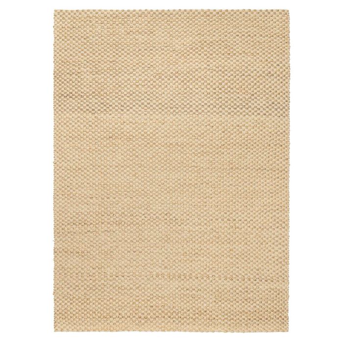 Loopsie-400cm X 300cm-sorocaba Cream Jute Basket Weave Rug