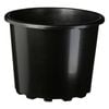 IP Plastics 50L 49cm Round Pot Black