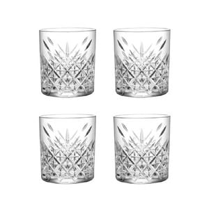 Pasabahce Timeless Dof Whisky Tumbler 355ml - Set of 4