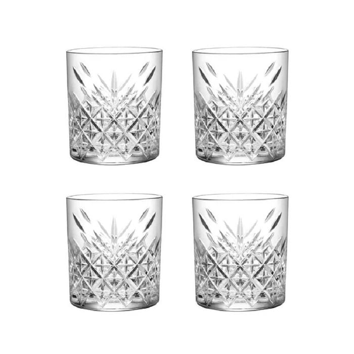 Pasabahce Timeless Dof Whisky Tumbler 355ml - Set of 4