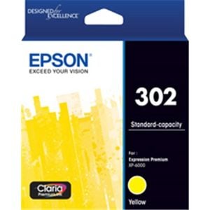 Epson 302 Yellow Ink Claria Premium For Expression Premium Xp-6000