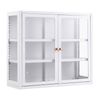 Artiss Buffet Cabinet Sideboard Wall Mounted Clear White