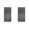 2x Bambury Matrix Workout Microfibre Gym Towel Large Charcoal 60 x 120cm Knitted
