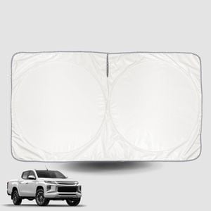 Windscreen Sun Shade for Mitsubishi® Triton Club Cab 2015-Current Universal Fit Window Visor UV Block