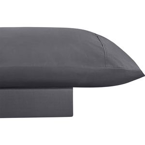 Odyssey Living Breathe Cotton Bed Sheet Set King Charcoal