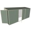 Build-A-Shed 1.2 x 4.5 x 2.0m Skillion Single Hinged Side Door Shed - Green
