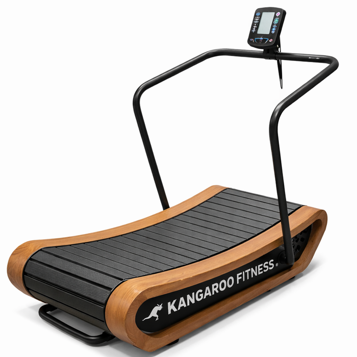 Kangaroo Fitness Wooden Curve Treadmill – Non-motorised Commercial Treadmill