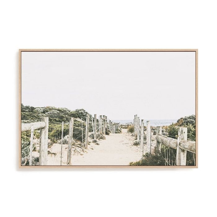 Artey | Lessie - Framed Canvas - Natural Frame - 100 x 150cm