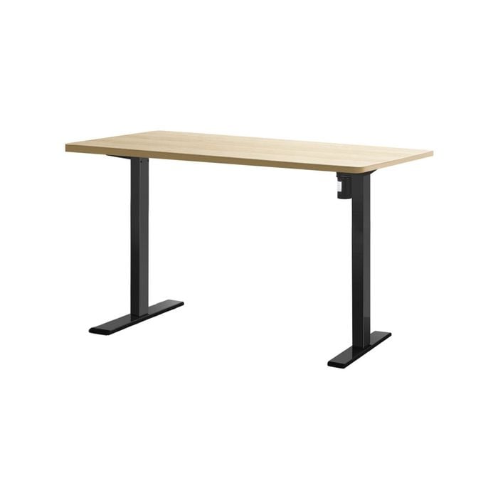 Artiss Electric Standing Desk Black & Oak
