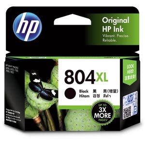 HP HP 804XL Black Ink Cartridge Toner T6N12AA Genuine Original