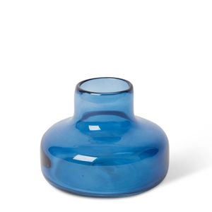 E Style Zama Home Decorative Flower Display Vase Vessel - Blue 15 x 15 x 11cm