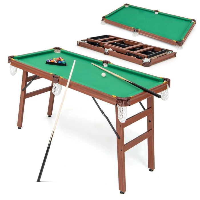 Costway Mini Snooker Tables Billiards Game Pool Table Set