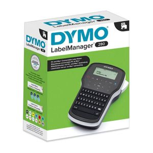 Dymo LabelManager 280P 24 mm Rechargeable Label Maker – QWERTY Keyboard & USB PC/Mac Connectivity