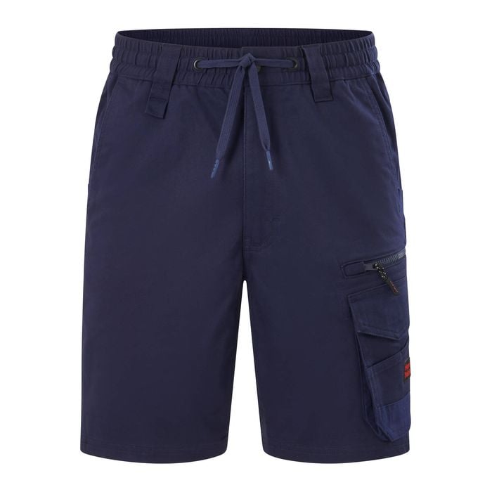 Hard Yakka Navy Tough Utility Mid Length Shorts - Size 97R
