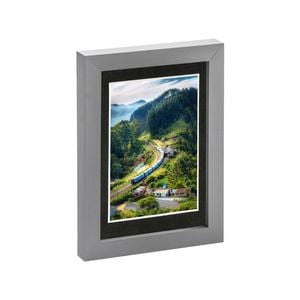 Nicola Spring Photo Frame with 4" x 6" Mount - 5" x 7" - Grey