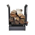 Masport Heating Black Stack Wood Storage and Tool Set
