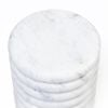 Apex Solid Marble Side Table