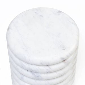 Apex Solid Marble Side Table
