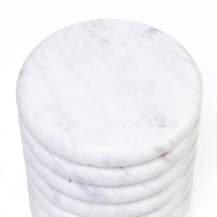 Apex Solid Marble Side Table