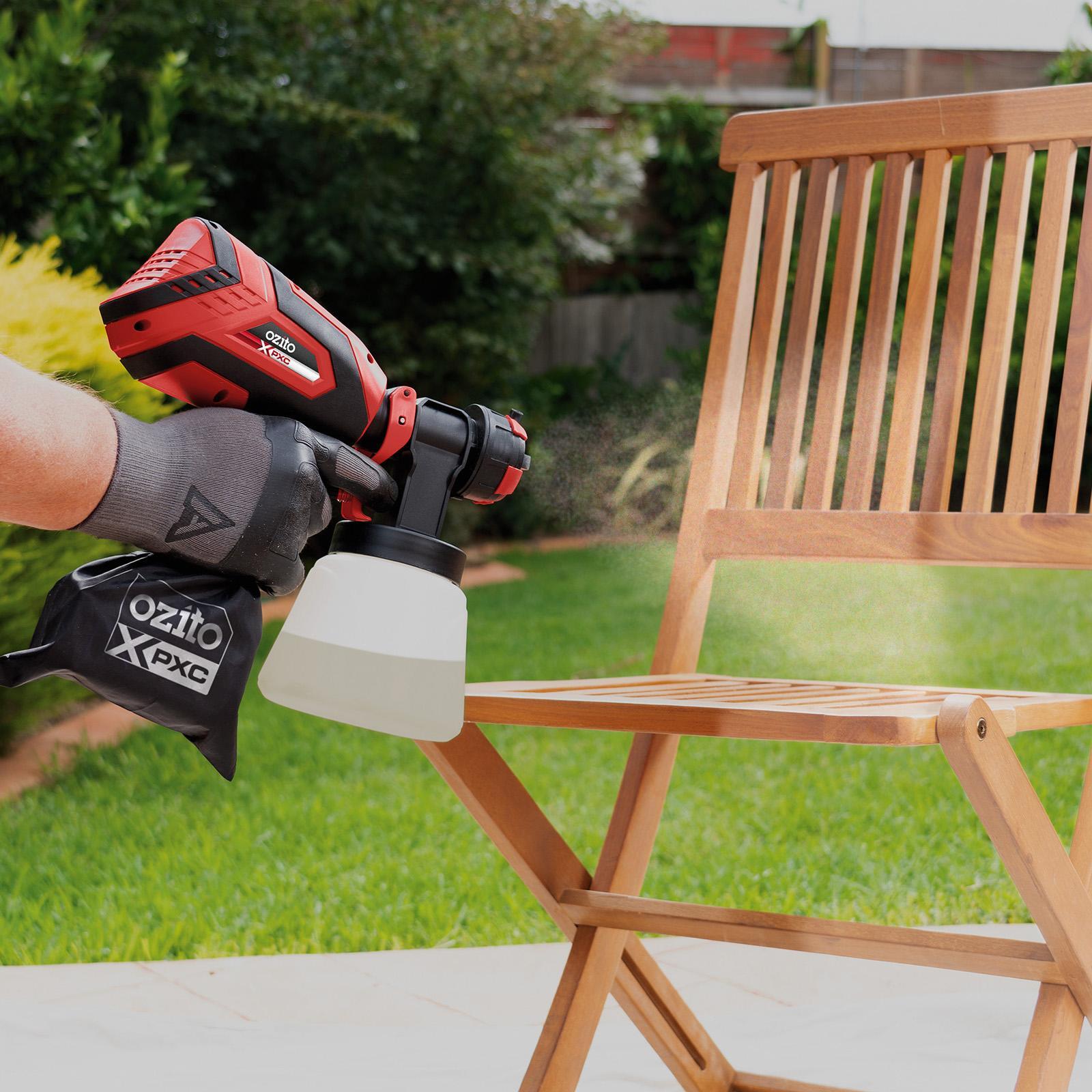 Ozito pxc 18v cordless outdoor paint spray gun review outlet