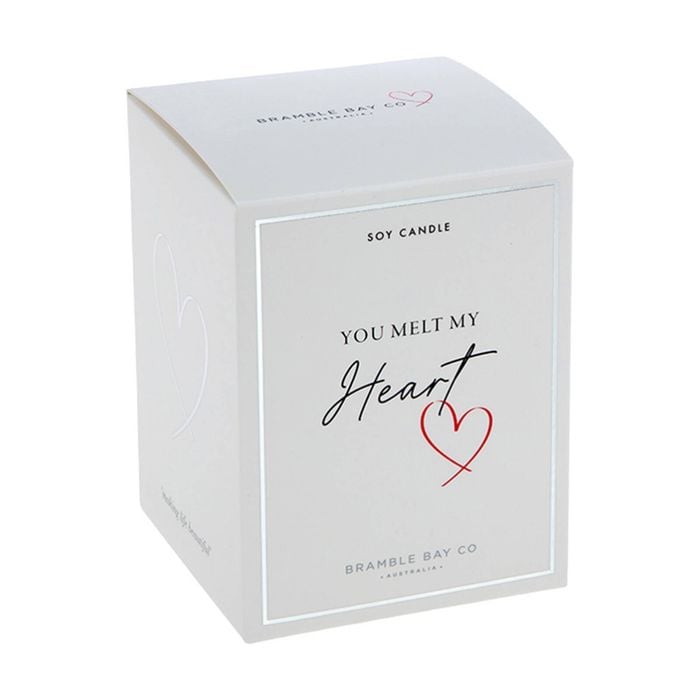 Bramble Bay Melt My Heart Coconut & Elderflower Soy Candle Home Fragrance 300g