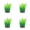 4PK Dudley's World Of Pets Aquarium/Fish Tank Resin Fern Plant Decor 27cm