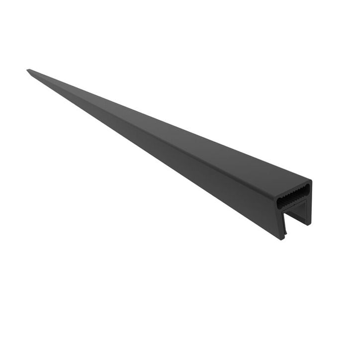 ProtectorAl Black Aluminium Friction Fit Handrail