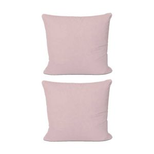 2PK The Lighthouse Washed Cotton European Pillowcase With Double Stitch Pink
