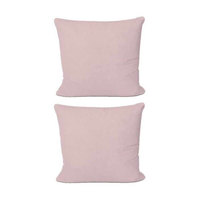 2PK The Lighthouse Washed Cotton European Pillowcase With Double Stitch Pink