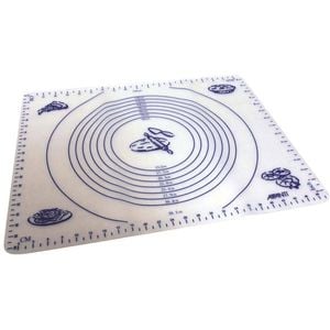 Avanti Square Non-Stick 49.5cm Silicone Pastry Baking Mat Kneading Sheet White