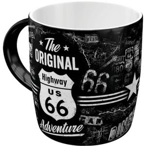 Nostalgic Art Route 66 Adventure 330ml Coffee/Tea Drink Cup Ceramic Mug