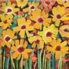 Anna Blatman Lilli Rock Heat Resistant Trivet Jayas Daises 20x20cm