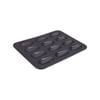 Daily Bake Non Stick Silicone 12 Cup Madeleine Pan Baking Mould w/Steel Frame