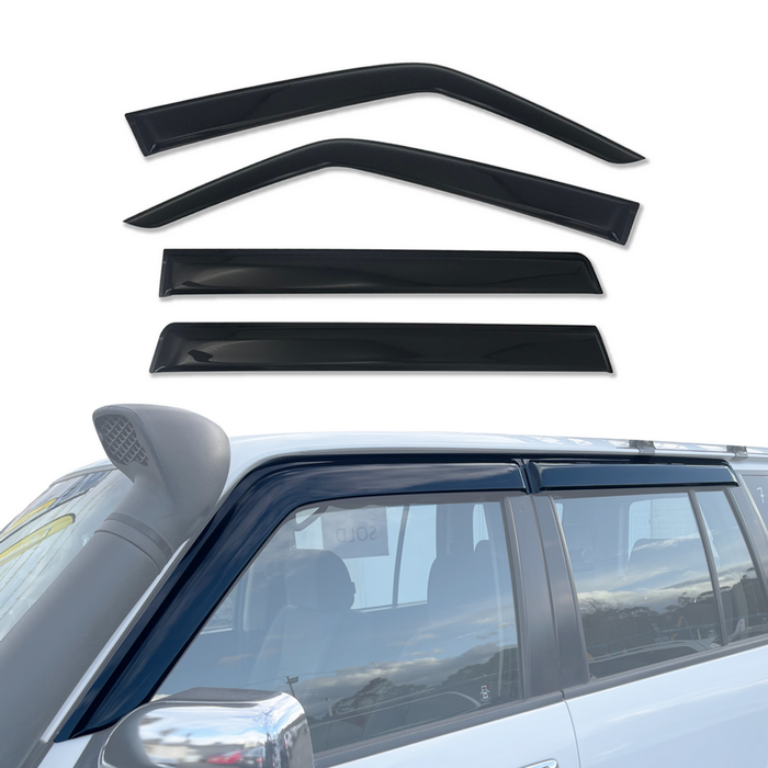 AUSGO Luxury Weather Shields for Nissan Patrol GU Y61 1998-2016 Weathershields Window Visors Wind Deflectors