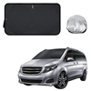 Front Windscreen Sun Shade for Mercedes-Benz Valente 2014 - Current (W447) - XL 160 x 100 cm - Black