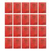 20x Spirax P132 Pp Cover Graph Book A4 5mm Grid 48 Pages School Notebook Red