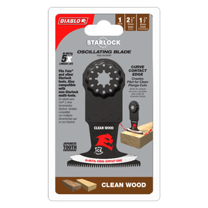 Diablo 65mm Starlock Multi-Tool Plunge Cutting Blade For Clean Wood
