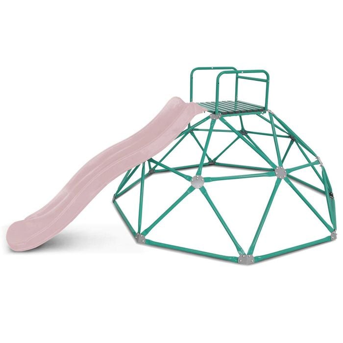 Lifespan Kids Summit 2.0m Dome Climber & 1.8m Slide (pastel Pink)