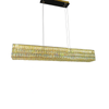 LED Crystal Pendant Light  - Delessi Vienna - Gold
