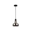 CLA Lighting PENOLA Pendant Black Smoke Dome Glass