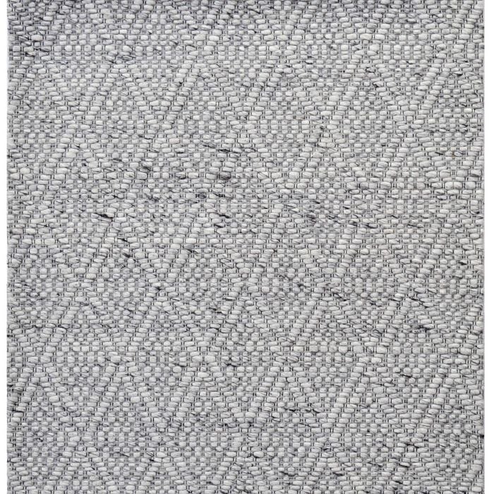 Modern Handwoven Wool Rug - Barfi 6220 - Ash Grey - 160x230cm