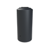 Melro Tanks 1000L Metal Grey Round 1005 Poly Water Tank